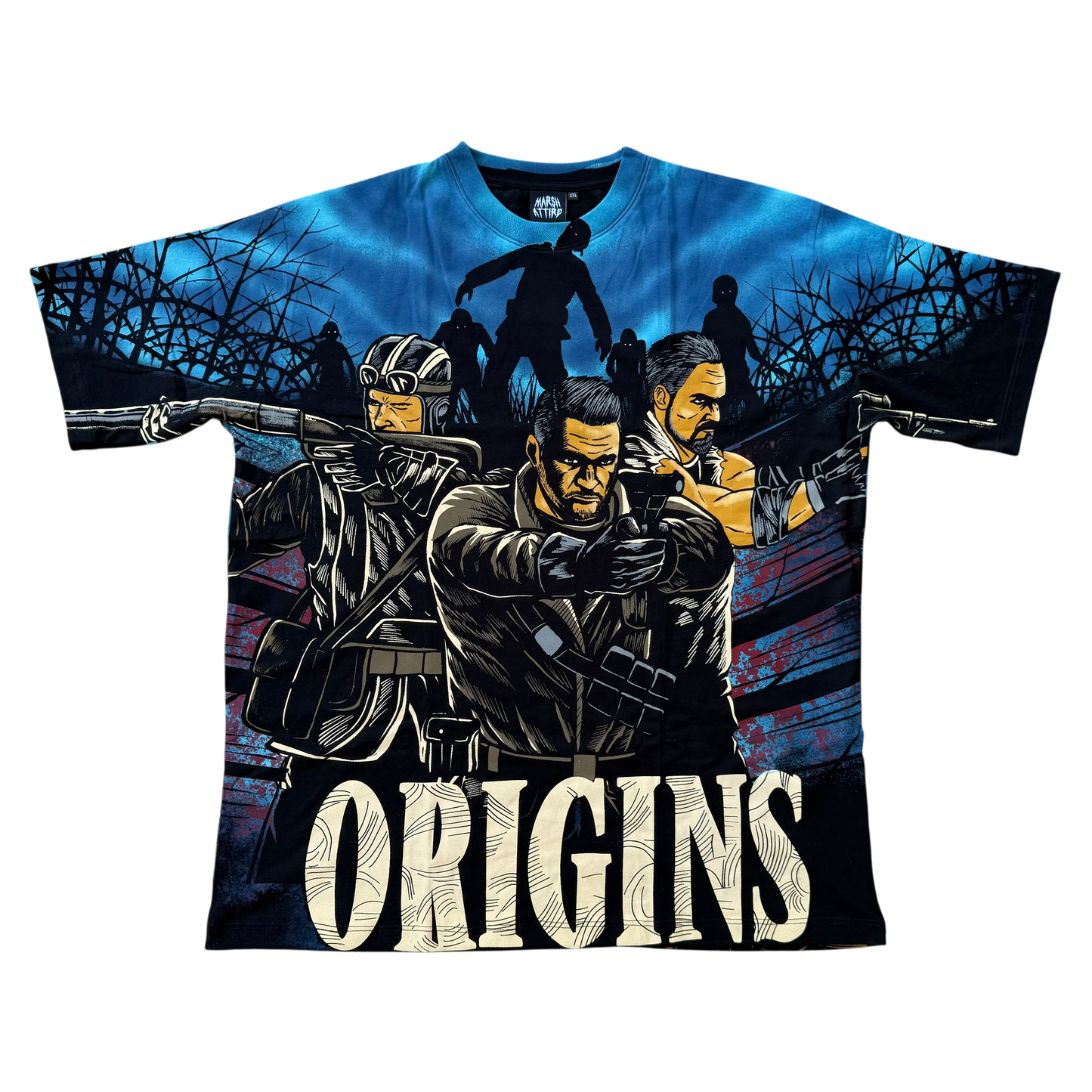 Origins Zombies All Over Print AOP T-Shirt